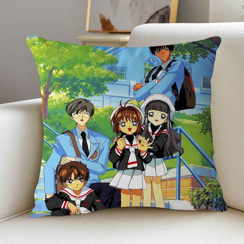 Anime C-Cardcaptor Sakura Personalized Pillow Dust Cover Bedroom Kids Party Decoration Pillowcase Birthday Children Gift