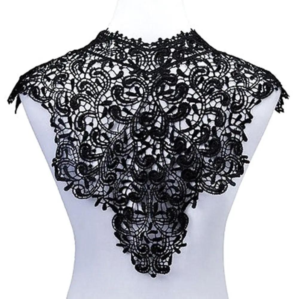 Exquisite Detachable Lace Neckline Embroideried Fabric Collarband Hollow Neckline Hollow Women Neckline Women Clothes