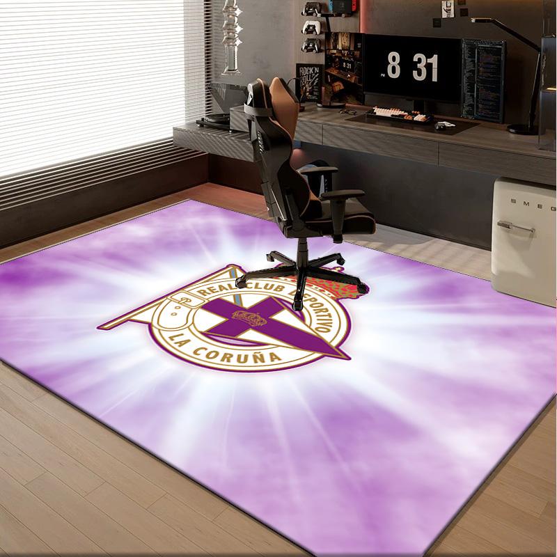 1PC rug Deportivo A Coruna Crest Carpet, Chair Rug,Area Rug for Office Bedroom living rooms bedroom, Doormat decor Christmas fan gifts
