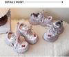 Girls' Cotton Dad Shoes with KT Cat Design, Two-Layer Velvet, Fashionable and Sporty for Autumn/Winter 2025