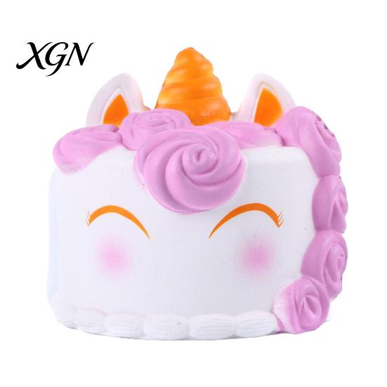 Realistic Cake Toy Simulated Squeeze Soft Slow Rising Rainbow Layer Anxiety Relief Slice Stress Sensory for Adults Kids Classroom