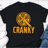 Cranky Funny Bike T Shirt Cycling Lover For Cyclist Bmx Mountain Rider Casual Vintage Washed Breathable Designer Clothes Homme
