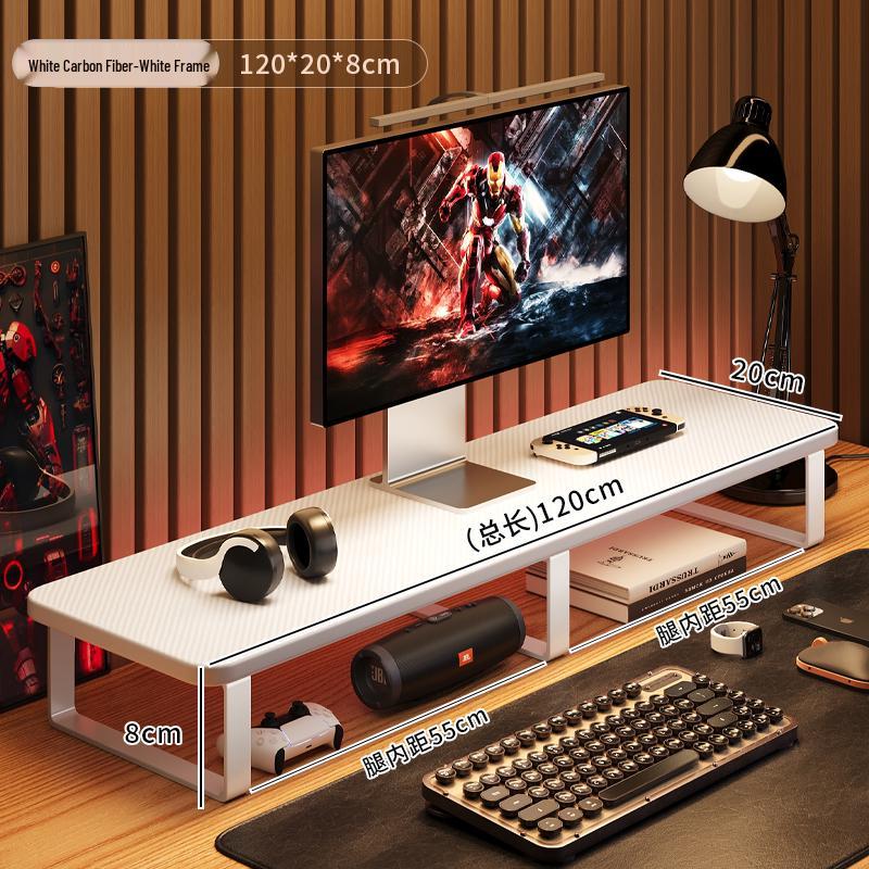 Gaming Desktop & Monitor Stand with Storage