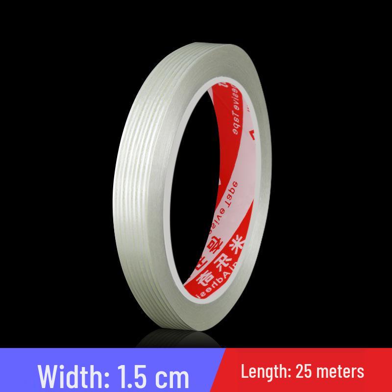 Strong Adhesive Striped Fiber Tape: Mold Fixing, Electrical Appliance Binding, No-Residue Packaging