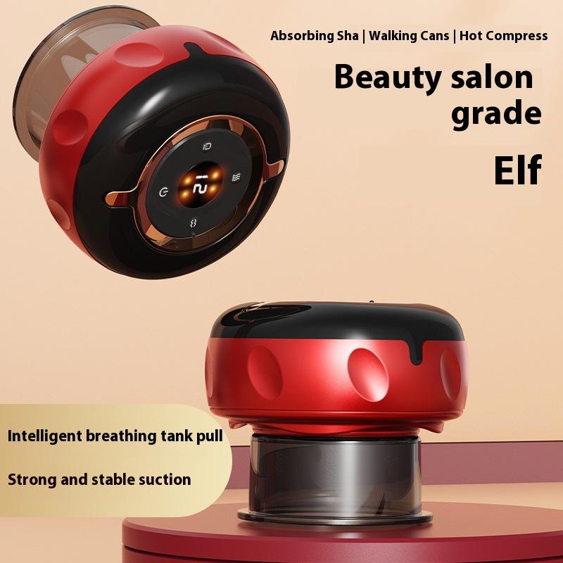 Body Cupping Scraping Massager Smart Electric Vacuum Cupping Heating Suction Cup Device for Body Back Neck Arm Massger