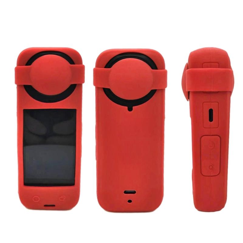 For 360 X4 Protective Case Lens Cover for 360 X4 Accessory Silicone Case Camera Protective Standard Lens Case