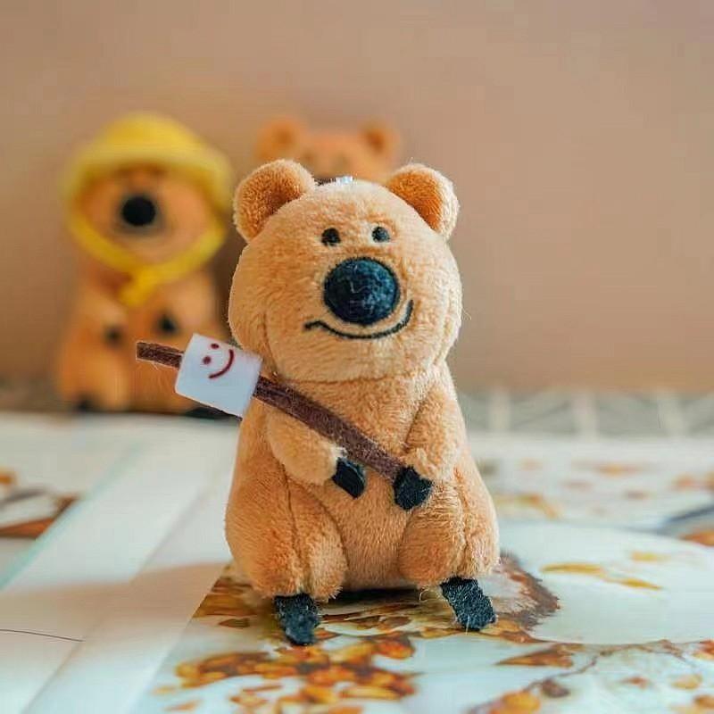 Koala Käse Plüsch Schlüsselanhänger mit weicher Baumwollfüllung für Kinder Sammler