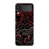 Phone Cover For Samsung Galaxy Z Flip 6 5 4 Case Transparent For Samsung Z Flip 3 Hard PC Foldable Shell The Eye Of Cthulhu Bags