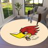 Mr. Horsepower Round Area Rug,Carpet Rug for Living Room Bedroom Sofa Playroom Decor,Non-slip Floor Mat
