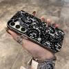 Fashion Lace Black Laser Phone Case For Samsung Galaxy S26 A16 A26 A24 A36 A35 A56 A55 A54 S25 FE S24 Ultra S23 Plus S22 Cover