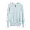 European and American Style, New Women's Clothing, Fashionable and Versatile Cross-border French Crew Neck Solid Color Jewelry Knitted Sweater
