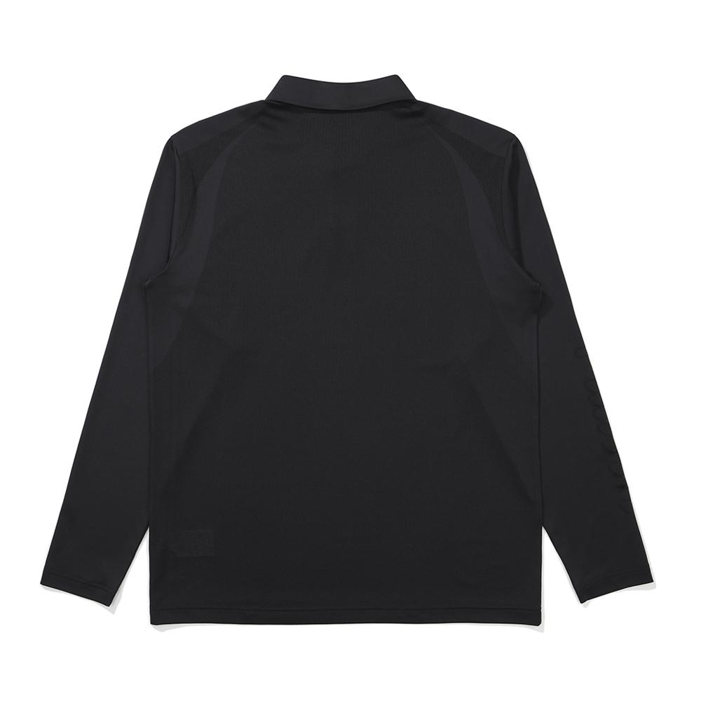 MALBON GOLF Mesh Jacquard Player T-Shirt Black (Man)