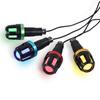Clignotant LED d'extrémité de guidon de moto Lampe de marquage latéral à bouchon de poignée de guidon de moto
