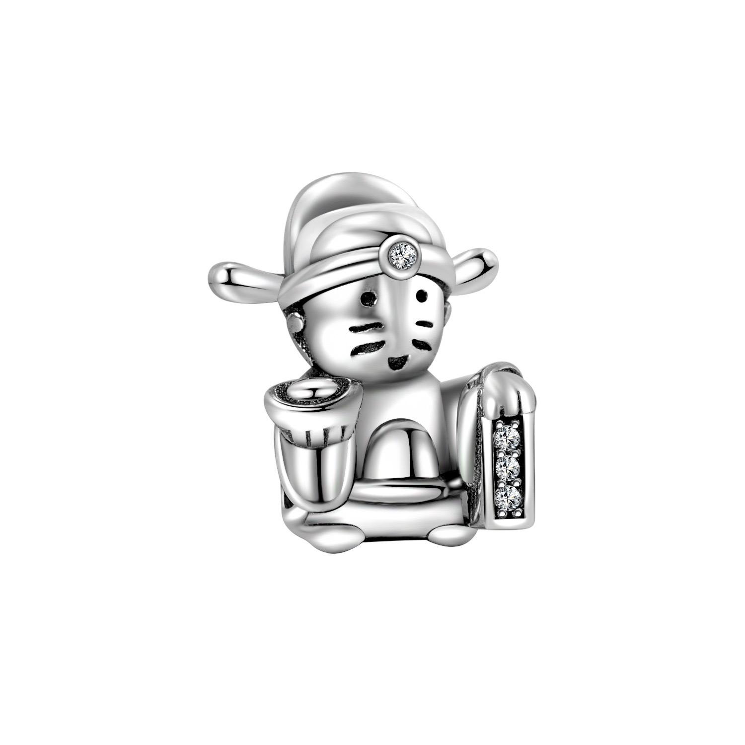 

Minisos New copper Doctor Nurse Angel Car Delicate Talisman Pendant Bead Compatible With for Bracelets Do It Yourself Womens Boutique Jewellery
