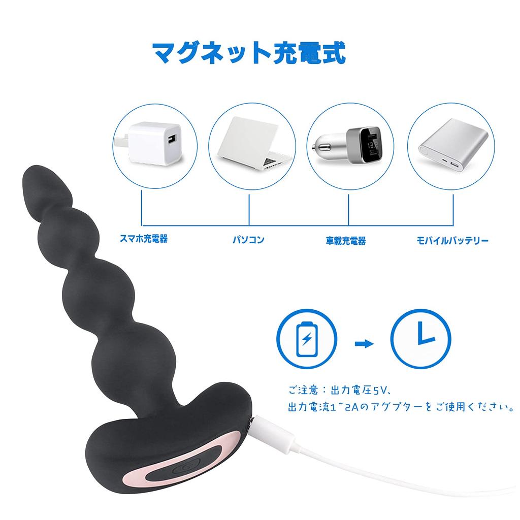 OOSEXSEX Anal Anal Vibrator for Anal Development and 9 Vibration Powerful Prostate 4 Anal Remote Electric for Beginners and USB Silicone Material
