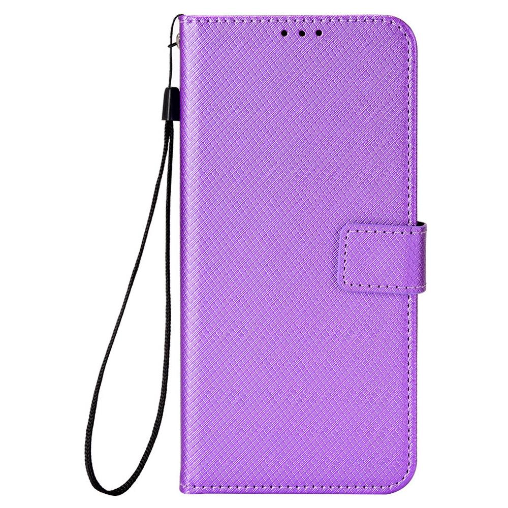 For Realme 14 Pro+ 5G Case PU Leather Diamond Texture Wallet Phone Cover