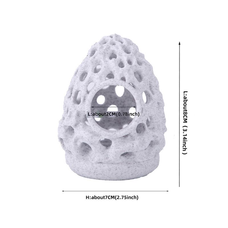 Shrimp House Hiding Cave Mini Porous Betta Fish Hide Spots Small Aquarium Landscaping Shelter Breeding Nest Multifunctional