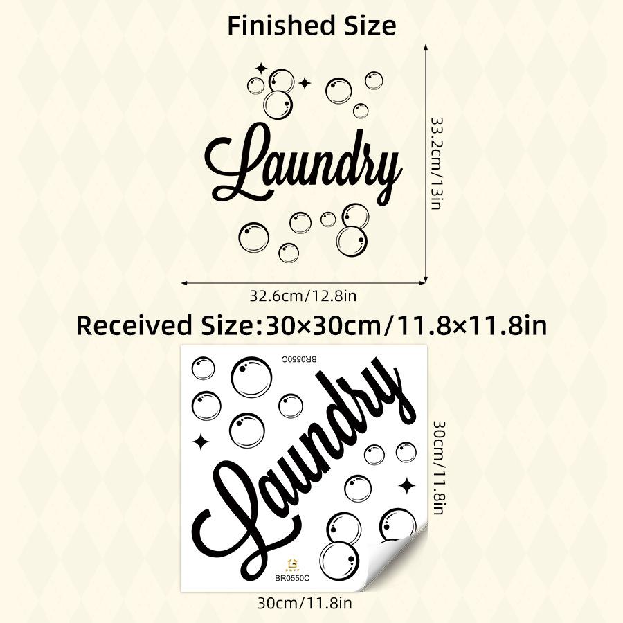

Laundry Room Decor Washing Quotes And Signs Wall Sticker Decoration For Washing Room WC And Toliet Sticker Decor Accessories 30x30CM