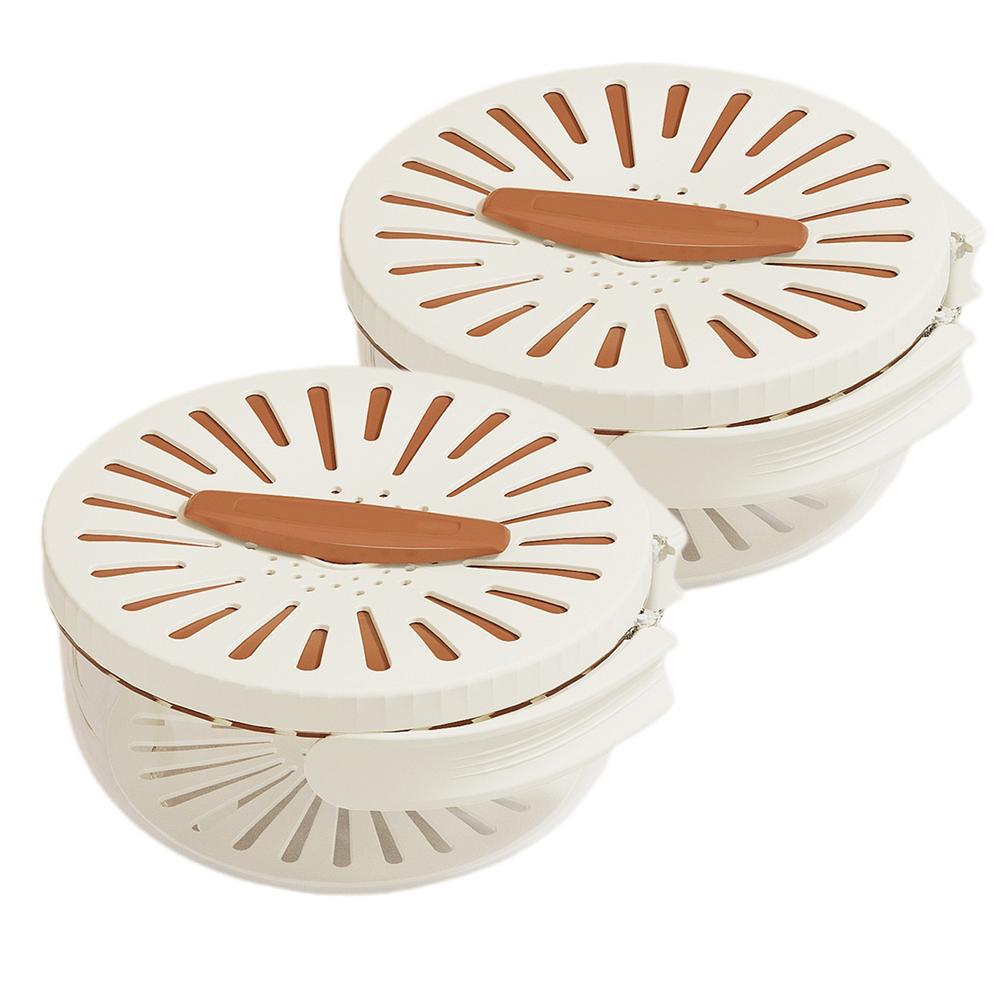 

Многофункциональная миска для мытья фруктов, 2 складных дуршлага и пищевые сита, многофункциональная миска для мытья фруктов с коричневый