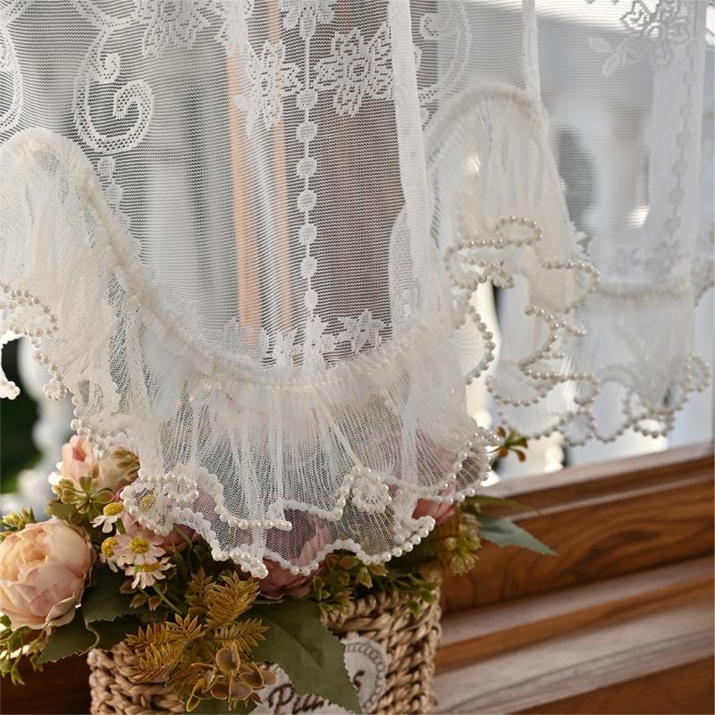 Stylish Designs Polyester Sheer Curtain With Rod Pocket for Privacy and Gentle Light