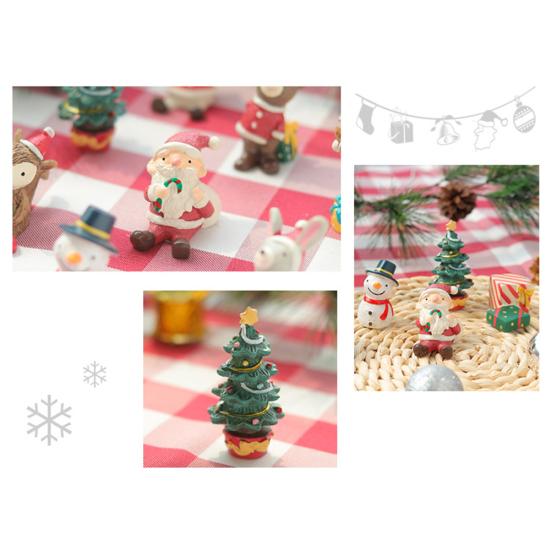 Kreslená opice Santa los Pryskyřičná ozdoba Figurka Vánoční dekorace Dětská hračka