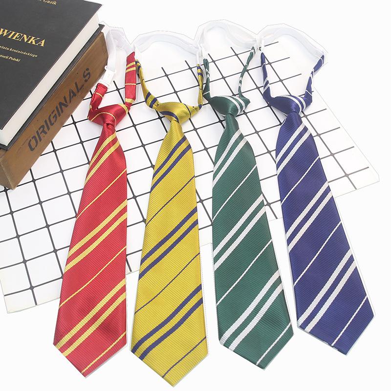 Uniform Striped Jacquard Lazy Free Tie Men And Women Matching College Leisure College Style Clothing Accessories