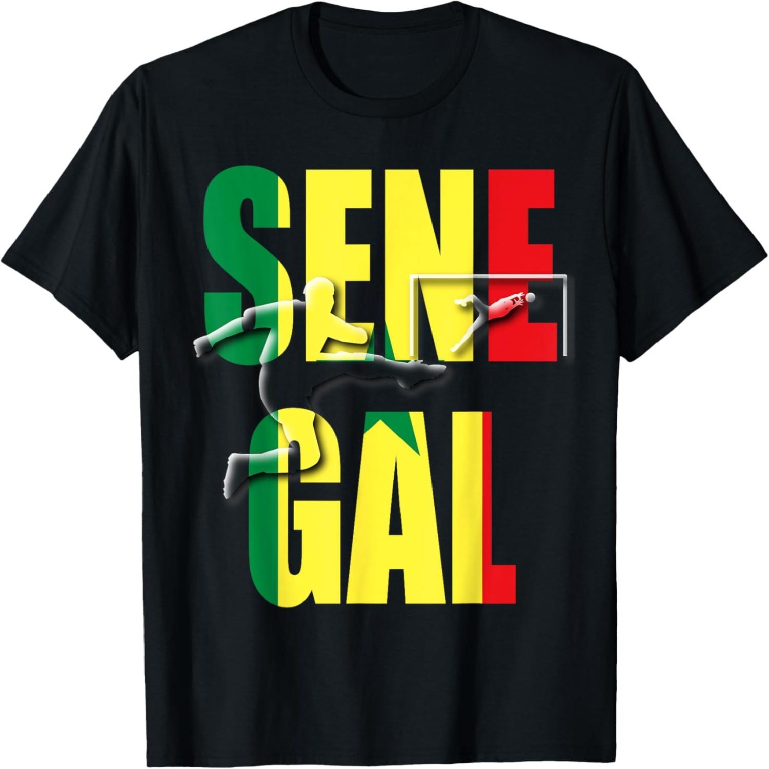 

Senegal Football T-Shirt S разноцветный