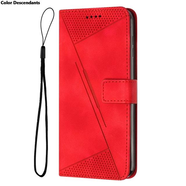 

Honor400 Pro 5G Honor 400 Lite Luxury Case Texture Leather Plain Book Funda Honor 400 Case Magnetic Card Flip Cover Stand Shell Honor 400 Lite красный