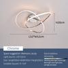Hot Modern Led Ceiling Lights For Living Room Bedroom Study Room Decoration Led Ceiling Lamp Smart Home Alexa Black/Chrome/Gold