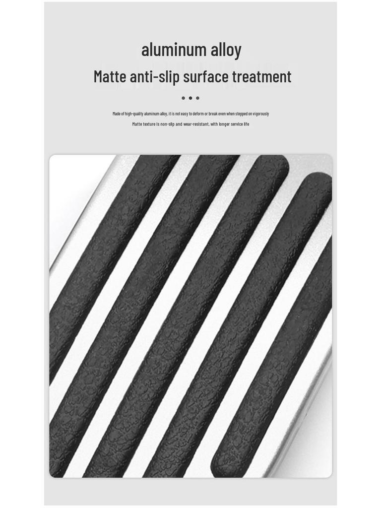 Non-slip Aluminum Alloy Brake & Accelerator Pedal for Tesla Model 3/Y