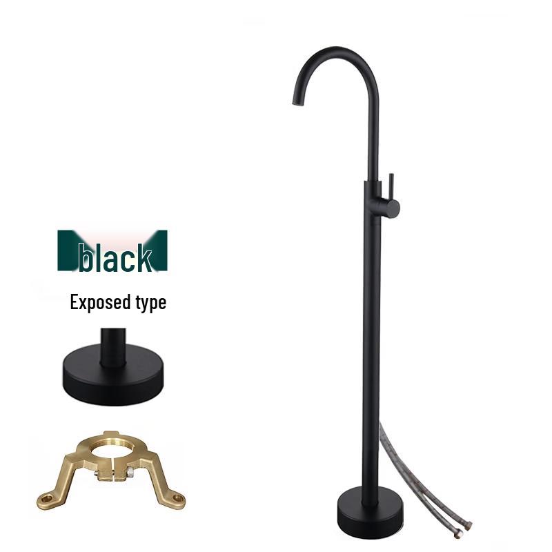 TLXT Wall-Mounted Concealed Brass Bathtub Faucet
