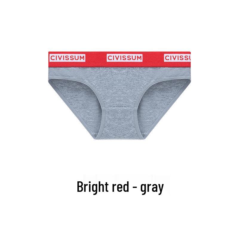 Low-Rise Sexy Exposed Waistband Pure Cotton Panties - Women's Comfortable Briefs