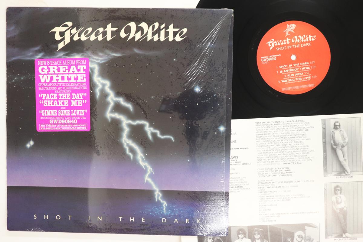 Виниловая пластинка GREAT WHITE  Shot In The Dark GWD90540 TELEGRAPH 1986 США Металл Б/у