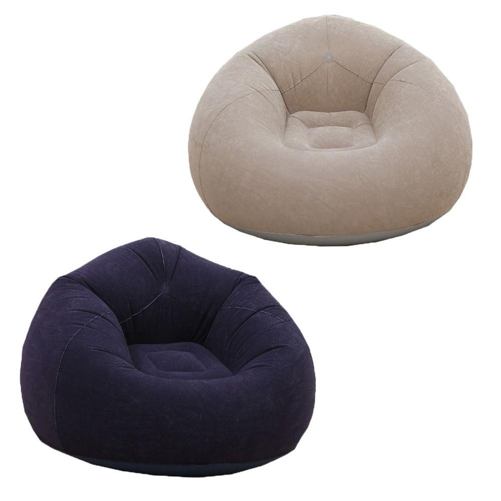 Foldable Single Inflatable Sofa Lightweight Lazy Inflatable Sofa Garden Chair  Outdoor Camping