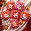6Pcs 2026 Horse Year Red Envelope Creative Spring Festival Kids Gift Lucky Money Envelopes Cartoon Pony Pattern Red Packet