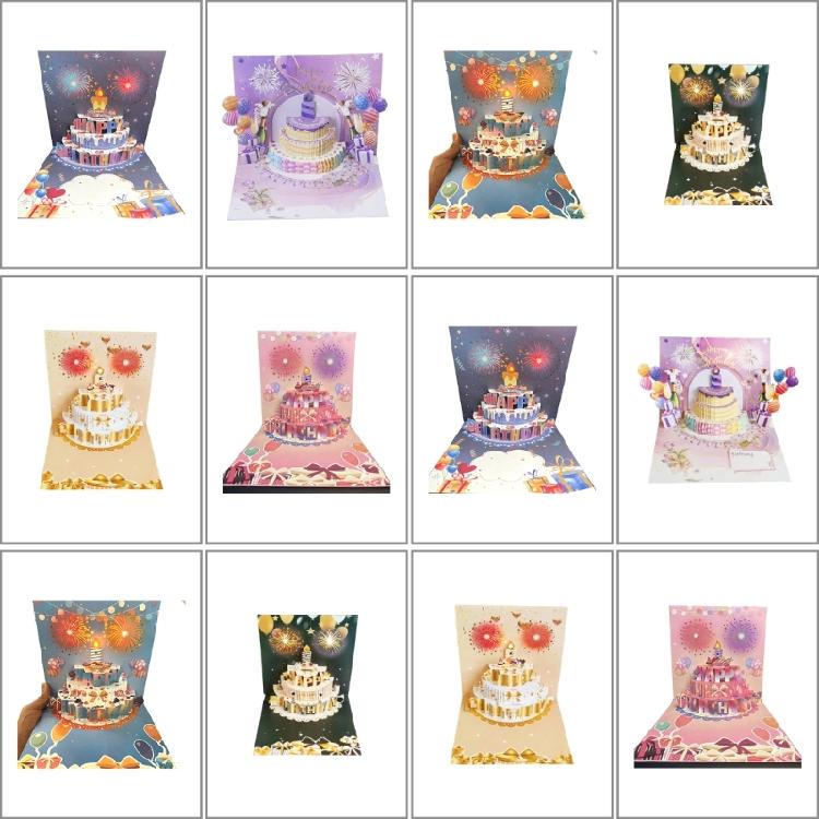 Musical Birthday Greeting Card with Light and Music Happy Birthday Card Greeting Cards for Women Men Kid Friend Birthday