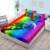 Three-Piece Mattress, Bedspread Animal Chameleon Bedding, Mattress Protective Cover