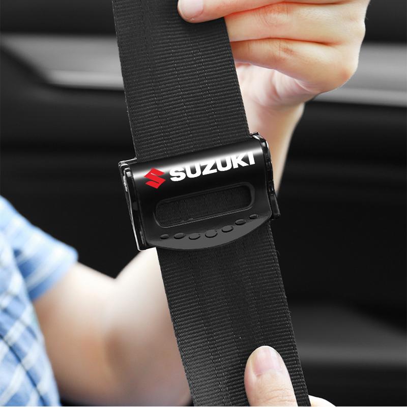 2pcs Car Seat Belts Clips Safety Adjustable Stopper Buckle Clip for Suzuki GSR GSR750 GSR600 SV 650 Swift Jimny Grand Vitara Samurai Spacia Liana