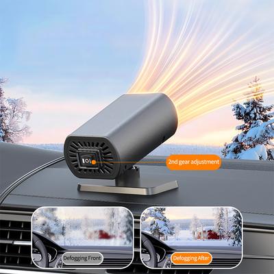 12V 200W Máquina de remoção de névoa de neve congelada Aquecedor de descongelamento de para-brisa de janela ajustável Aquecedor de carro portátil para veículos