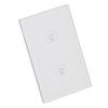 Smart Touch Wall Switch APP Control 2 Way Tempered Glass Panel Light Switch for Home Office
