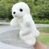 26cm Animal Hand Puppet Soft Cozy Touch Lovely Plush Toys Flexibility Training Interactive Toy Cartoon Sea Lion Doll Hand