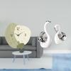 Swan Clock Decor for Kitchen Office Farmhouse And Living Room Table Centerpiece Shelf Housewarming