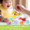 ALASOU Baby Hand Spinner Suction Cup Bath Toy 1-3 Years Toddler Christmas Birthday Gift Portable Educational Toy Boys Girls