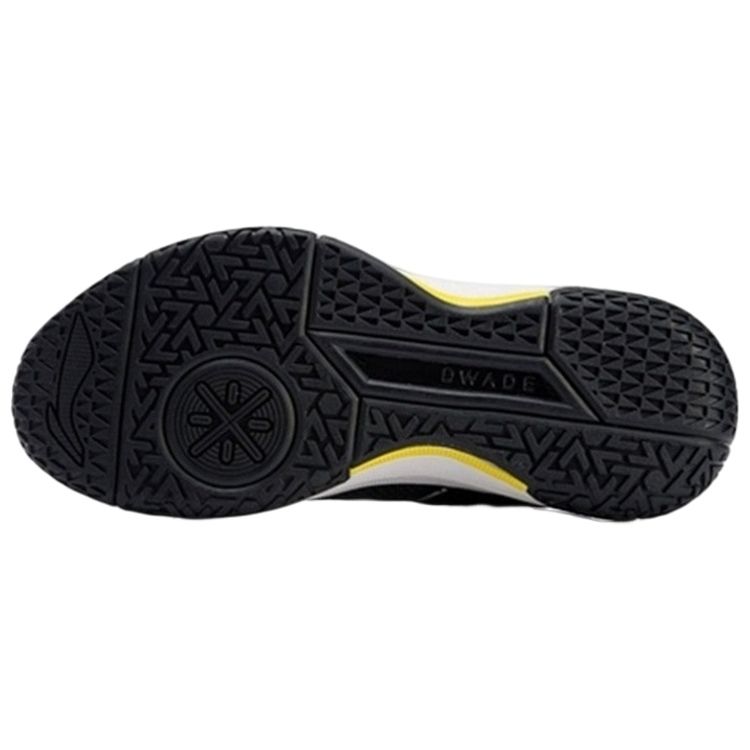 Li Ning Non-Attack Shock Absorption Low-Top Basketball Shoes Men Sneakers Black White ABAN063-1
