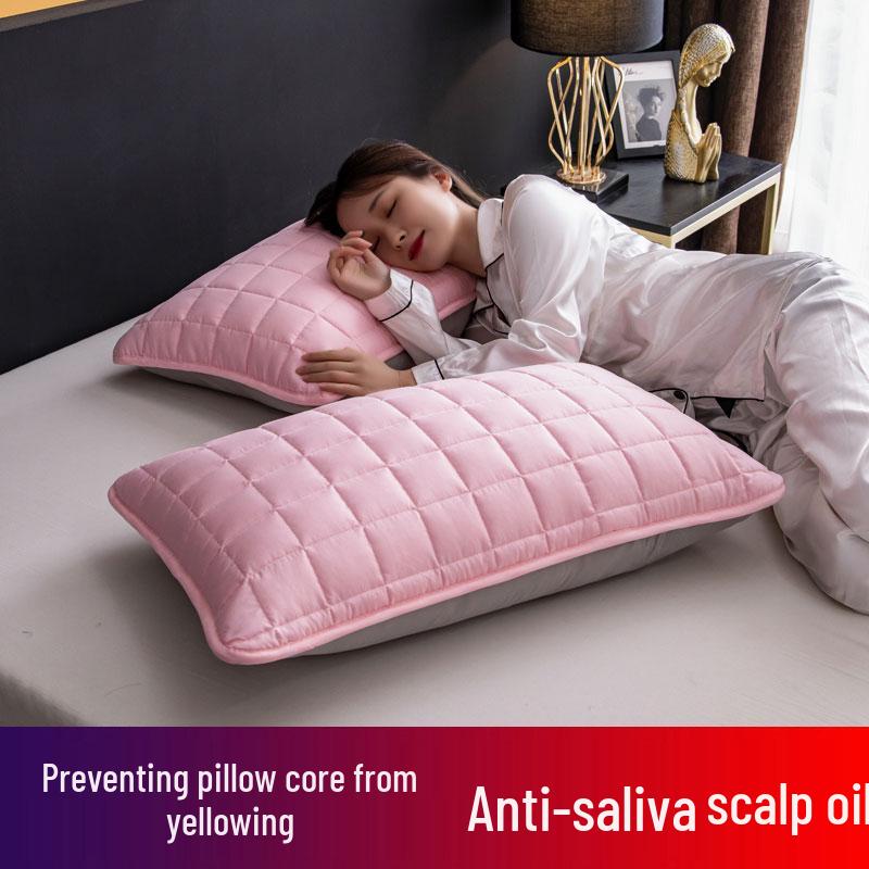 Set of 2 Waterproof Pure Cotton Anti-Mite Pillowcases