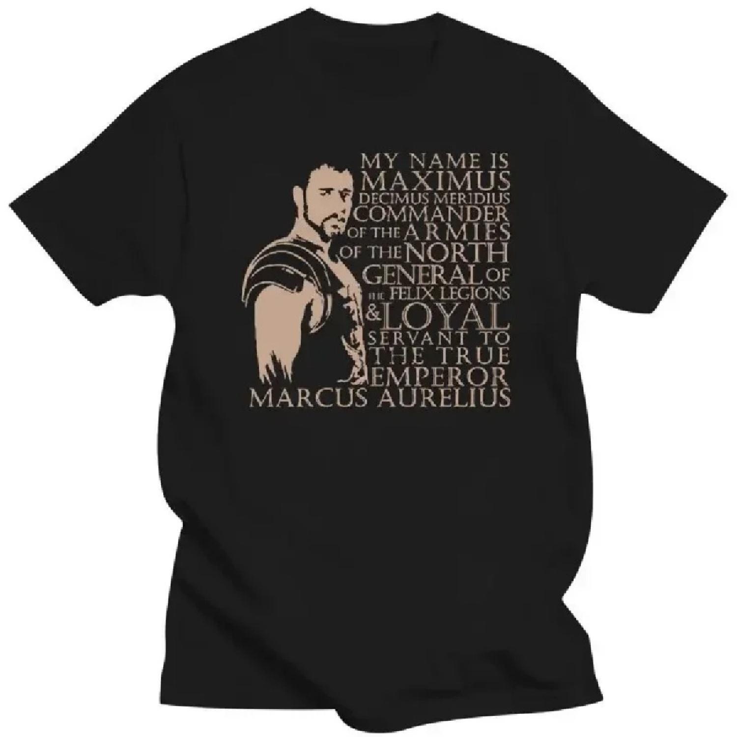 

Gift For Men Women Girls Unisex T-Shirt New Maximus Decimus Meridius Gladiator 2000S Action Movie Peplum Graphix Funny XXXXXL