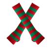 Koreaanse Stijl Zwart-Wit Gestreept Unisex Vingerloze Lange Mouwen Kerst Cosplay Cover