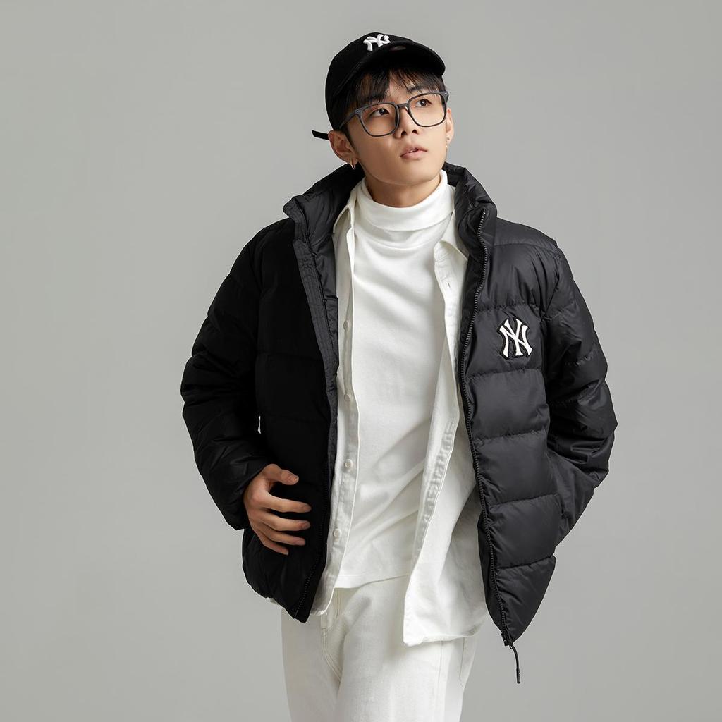 MLB Down Jacket Short Unisex Black (Unisex) Down Jackets 3ADJB0726 50BKS