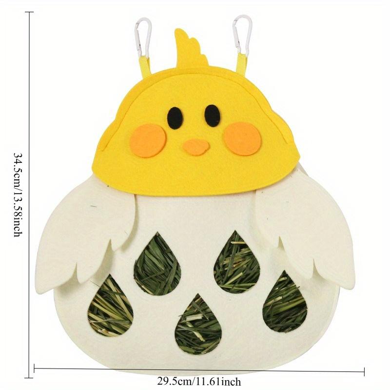 1pc Rabbit Straw Bag Fun Feeding Bag Guinea Pig Chinchilla Hanging Straw Bag Rabbit Hay Bag Food Bag Suitable for Gifts To Friends and Family