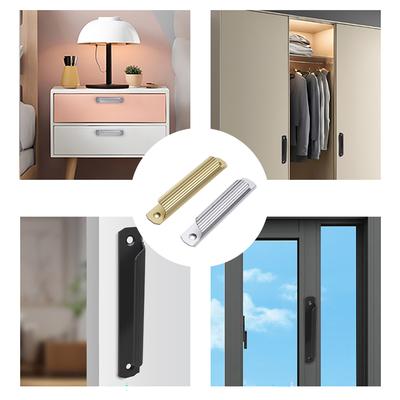 Alüminyum Alaşımlı Sineklik Kapı Kolu Pencere Sürgülü Kapı Topuzu Dolap Kapısı Mobilya Çekmece Kolu Kolay Kurulum